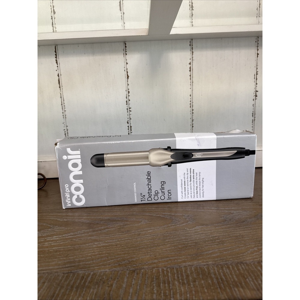 InfinitiPro by Conair Tourmaline Ceramic Curling Wand 1¼in New
